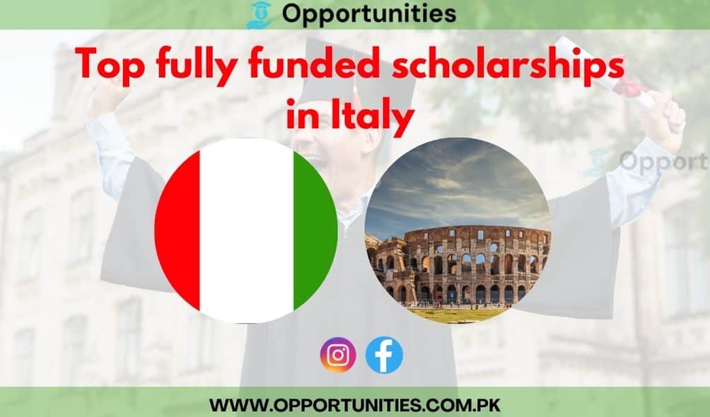 fully funded scholarships in Italy