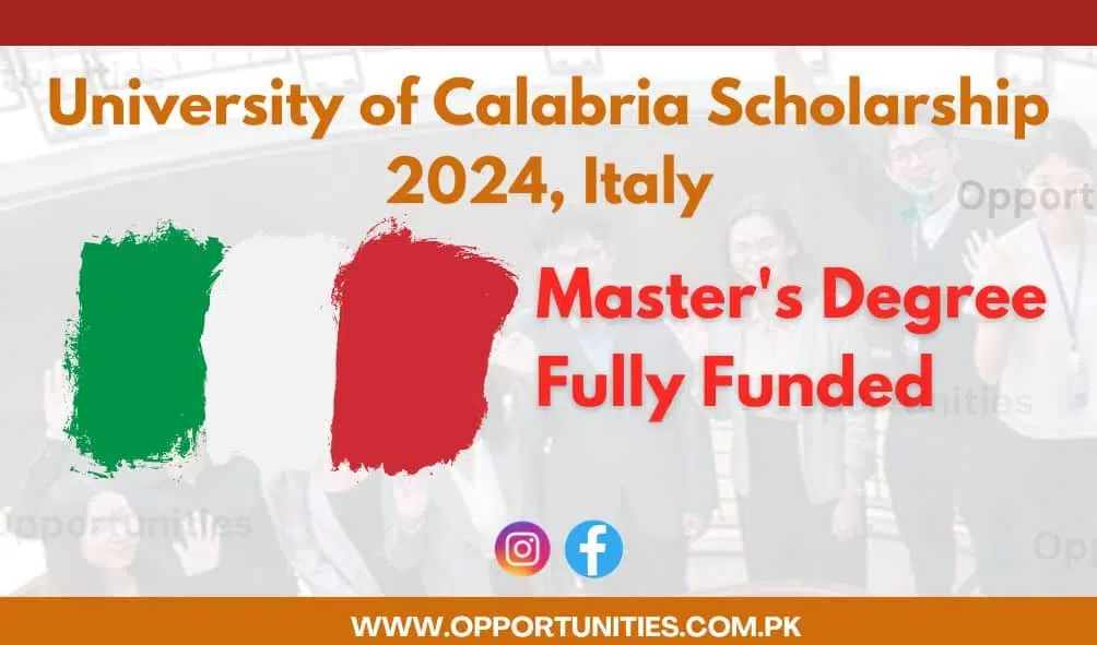 Calabria Scholarship 2024