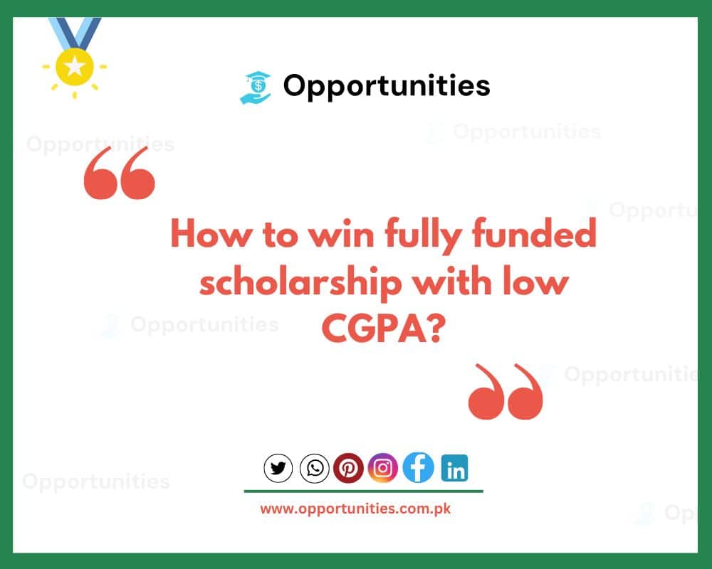 scholarships with low GPA