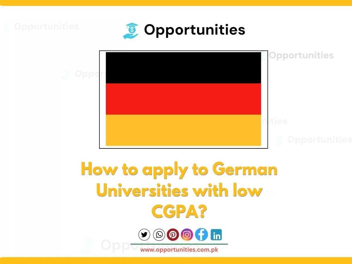 apply to German universities with low CGPA